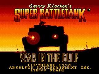 Super Battletank War in the Gulf screenshot 2 for Sega Genesis